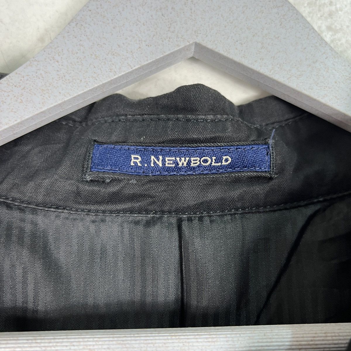 R.Newbold 🔥 BLACK R.NEWBOLD BELTED TRENCH COAT JACKET Size US M / EU 48-50 / 2 - 15 Thumbnail