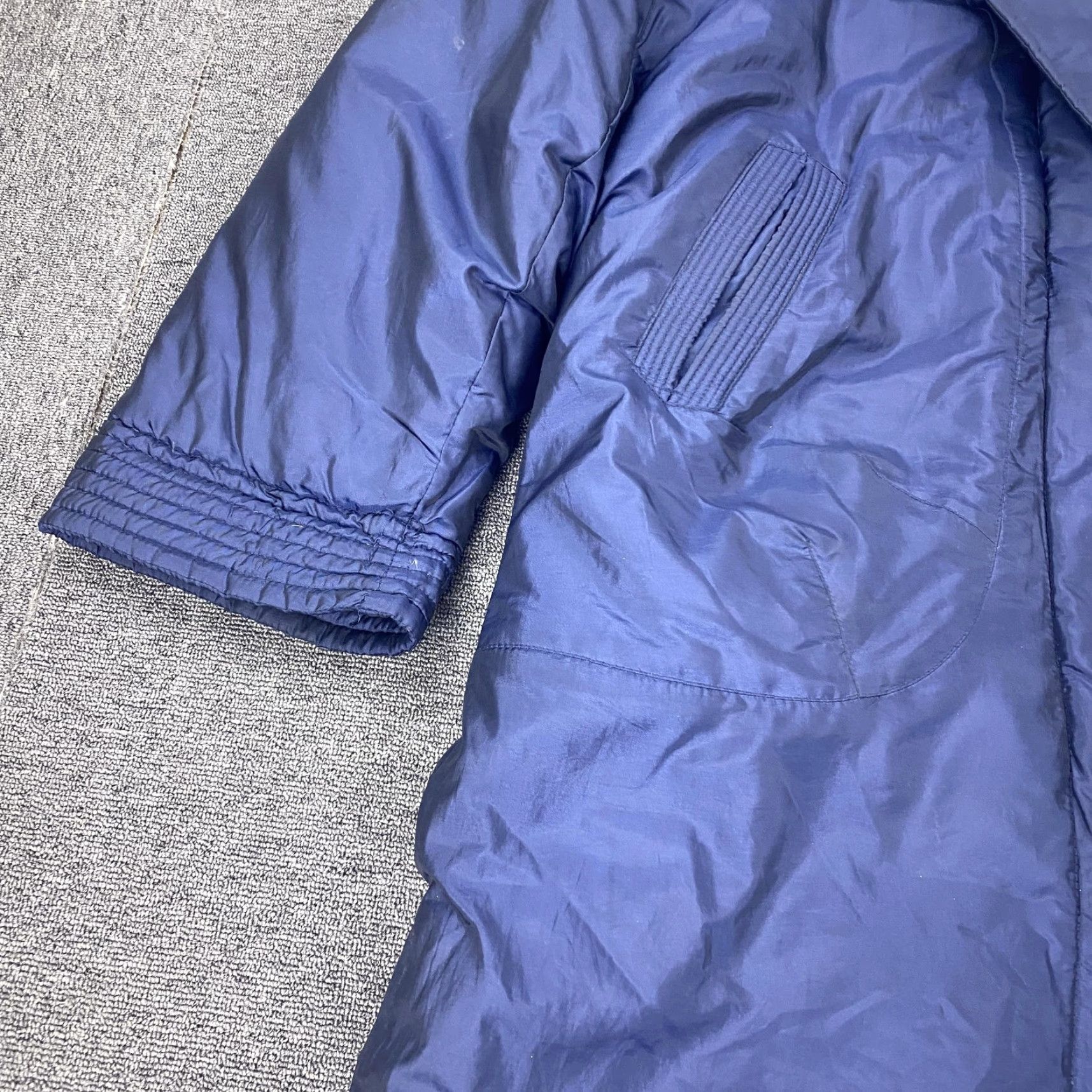 Vintage VINTAGE Triple F.A.T. Goose Coat Mens M Blue Down Parka Quilted 80s Size US M / EU 48-50 / 2 - 3 Thumbnail