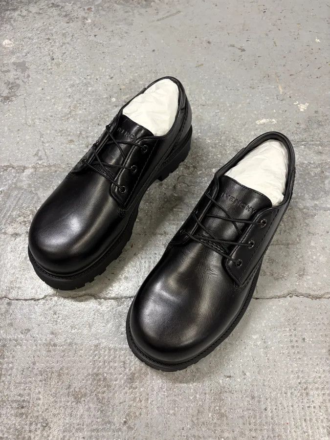 Givenchy Givenchy Black Storm Leather Derbies Size US 9.5 / EU 42-43 - 3 Thumbnail