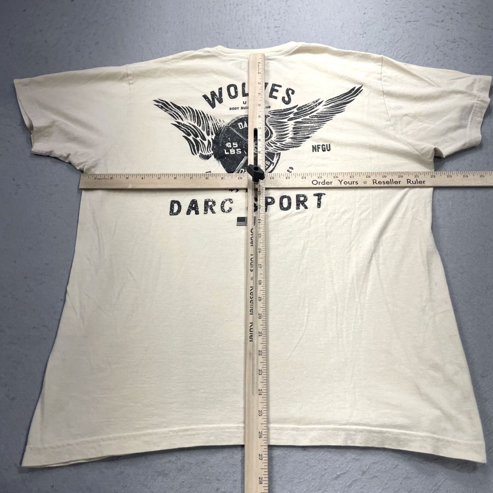 Darc Sport Darc Sport Shirt Mens L Beige Wolves Bodybuilding Club Gym 2 of 100 Limited Size US L / EU 52-54 / 3 - 5 Thumbnail