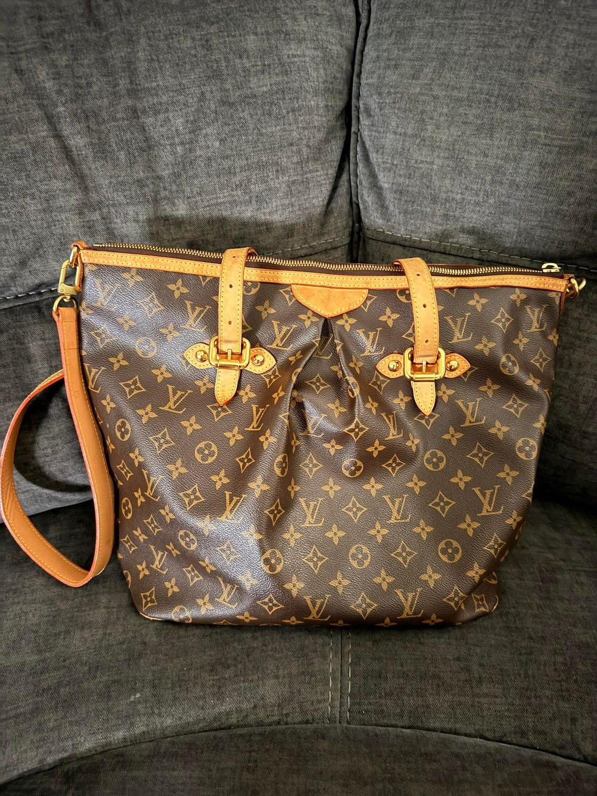 Louis Vuitton Louis Vuitton Palermo Tote Bag Size ONE SIZE - 3 Thumbnail