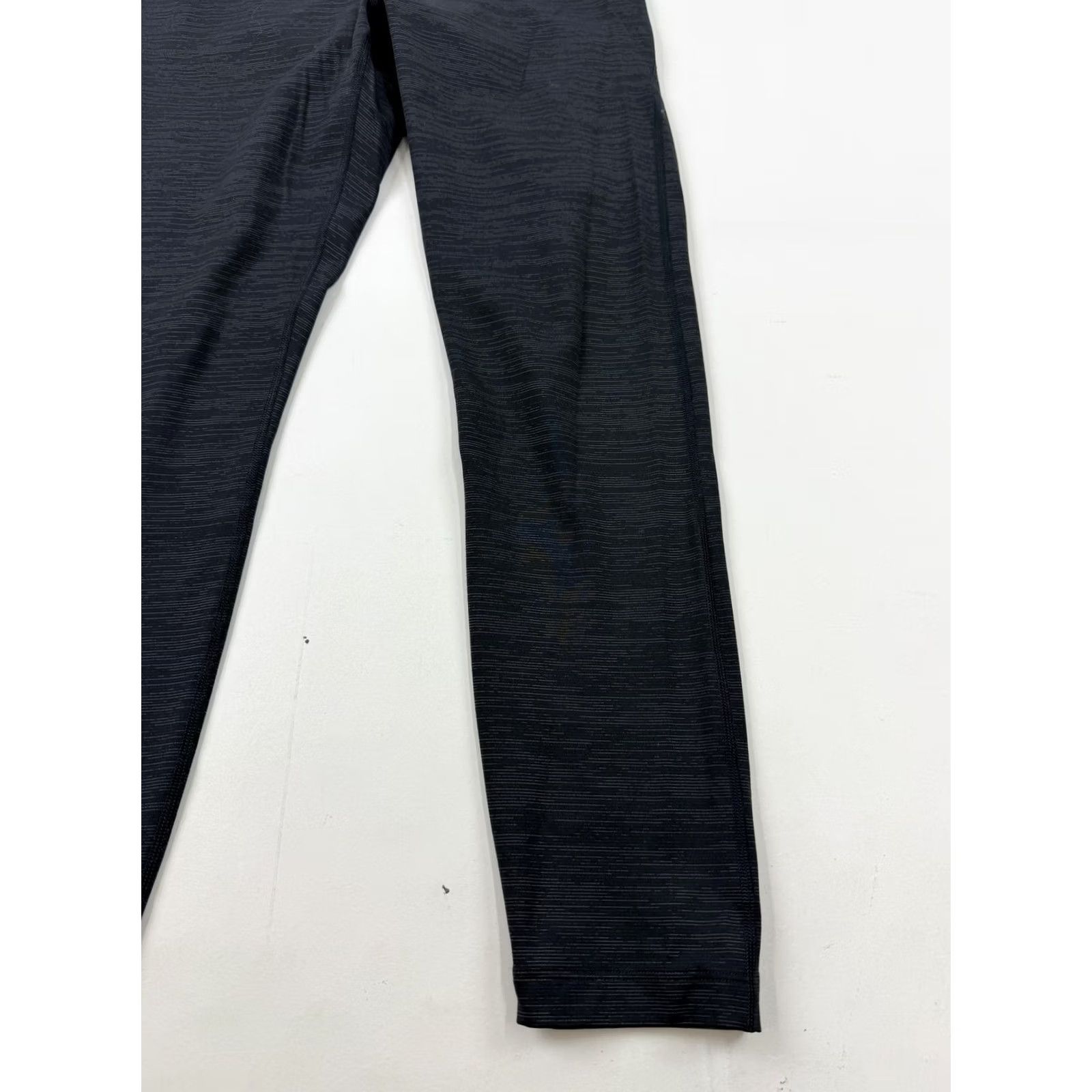 Outdoor Voices Outdoor Voices Ankle Womens M Black Leggings Striped High Rise Yoga Running Size 32" / US 10 / IT 46 - 2 Thumbnail