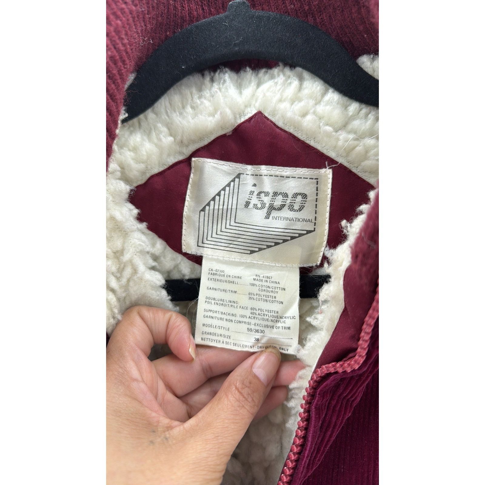 Vintage Vintage Ispo International Corduroy Sherpa lined Jacket M Size US M / EU 48-50 / 2 - 9 Thumbnail