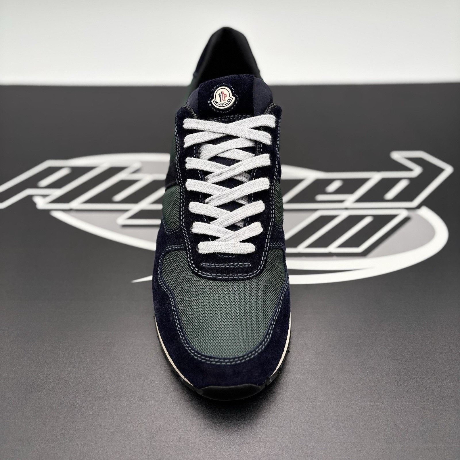 Moncler Moncler Montego Suede Trainer ' Navy, Green ' | SUPER CLEAN! Size US 11 / EU 44 - 5 Thumbnail