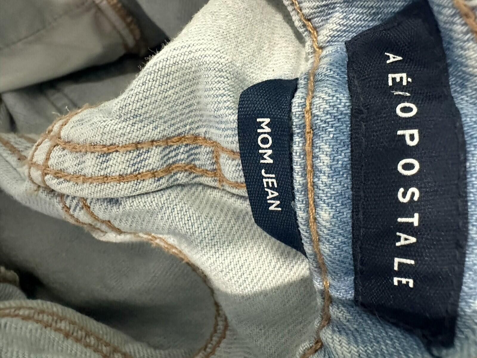 United Arrows NWT Aeropostale Women Size 0 Distressed High Rise 90s Ripped Size 25" / US 0 / IT 36 - 6 Thumbnail