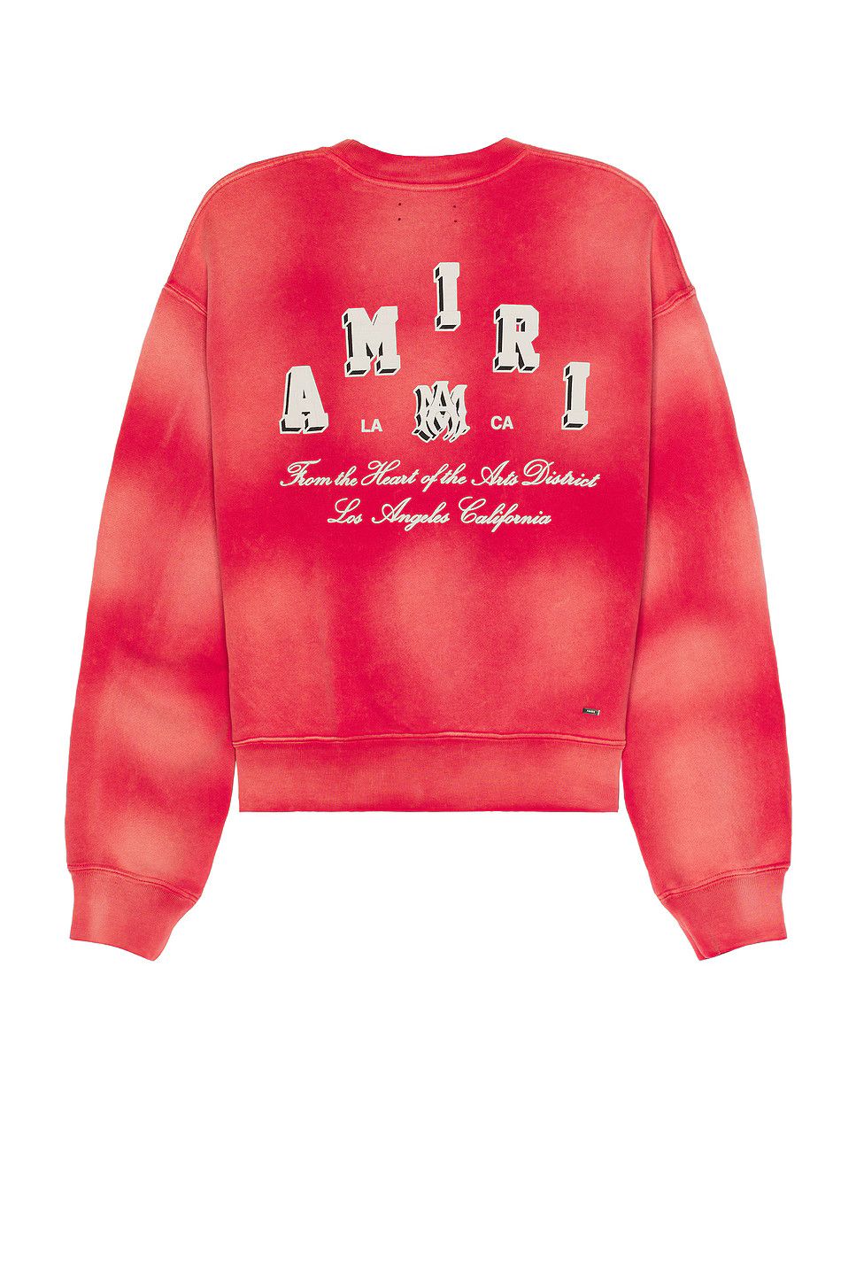 Amiri o1gr1nt1024 Vintage Collegiate Crewneck Sweatshirt in Red Size US XXL / EU 58 / 5 - 2 Thumbnail