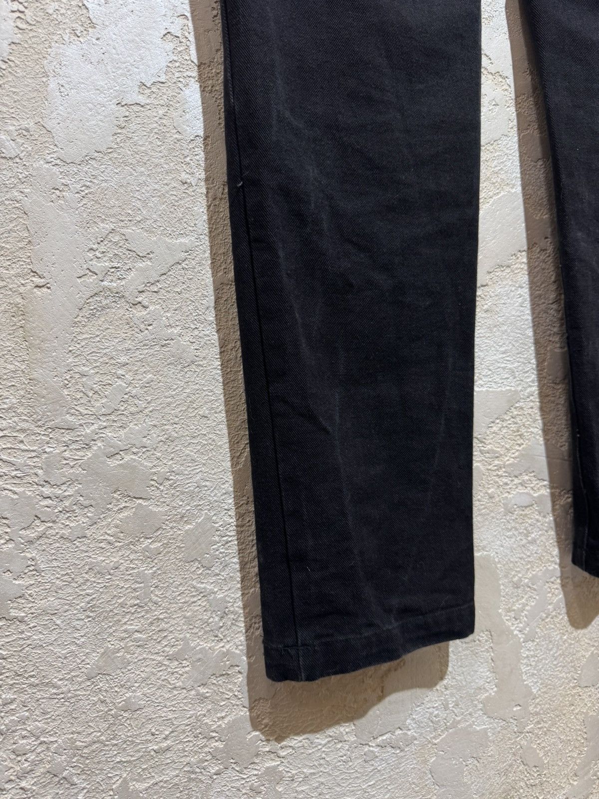 Revenge Embroidered Denim Jeans Black/White