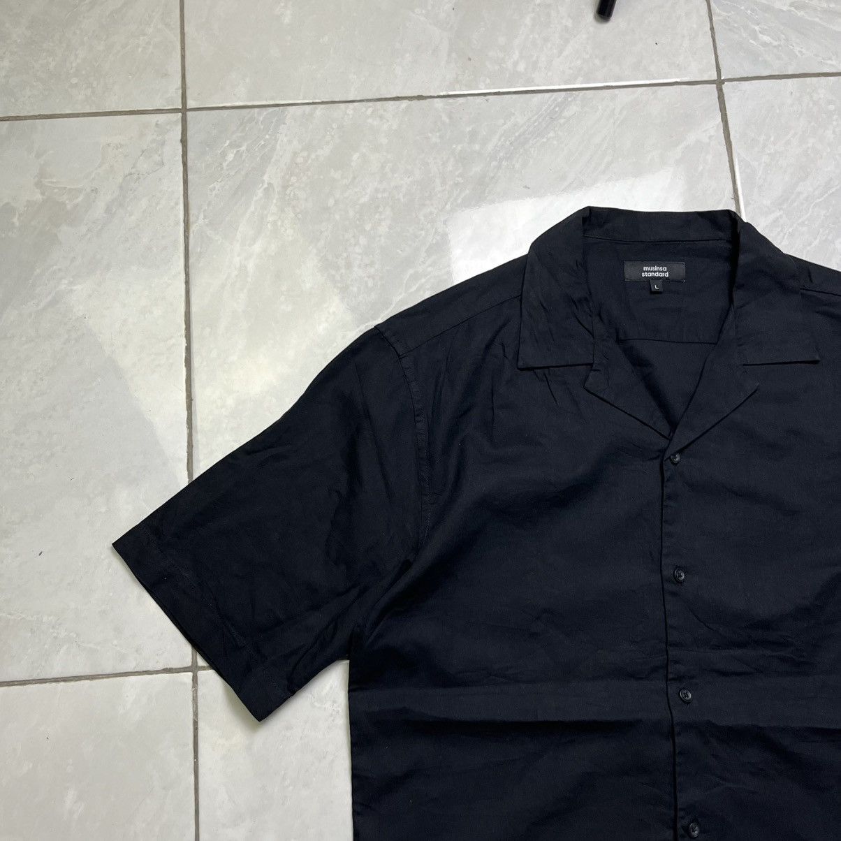 MUSINSA Musinsa Standard open collar button shirt Size US L / EU 52-54 / 3 - 3 Thumbnail