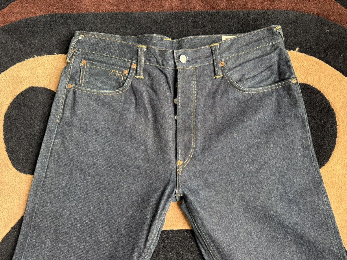 Evisu EVISU red daicock and white flower style jeans！size：36x34 Size US 36 / EU 52 - 7 Thumbnail