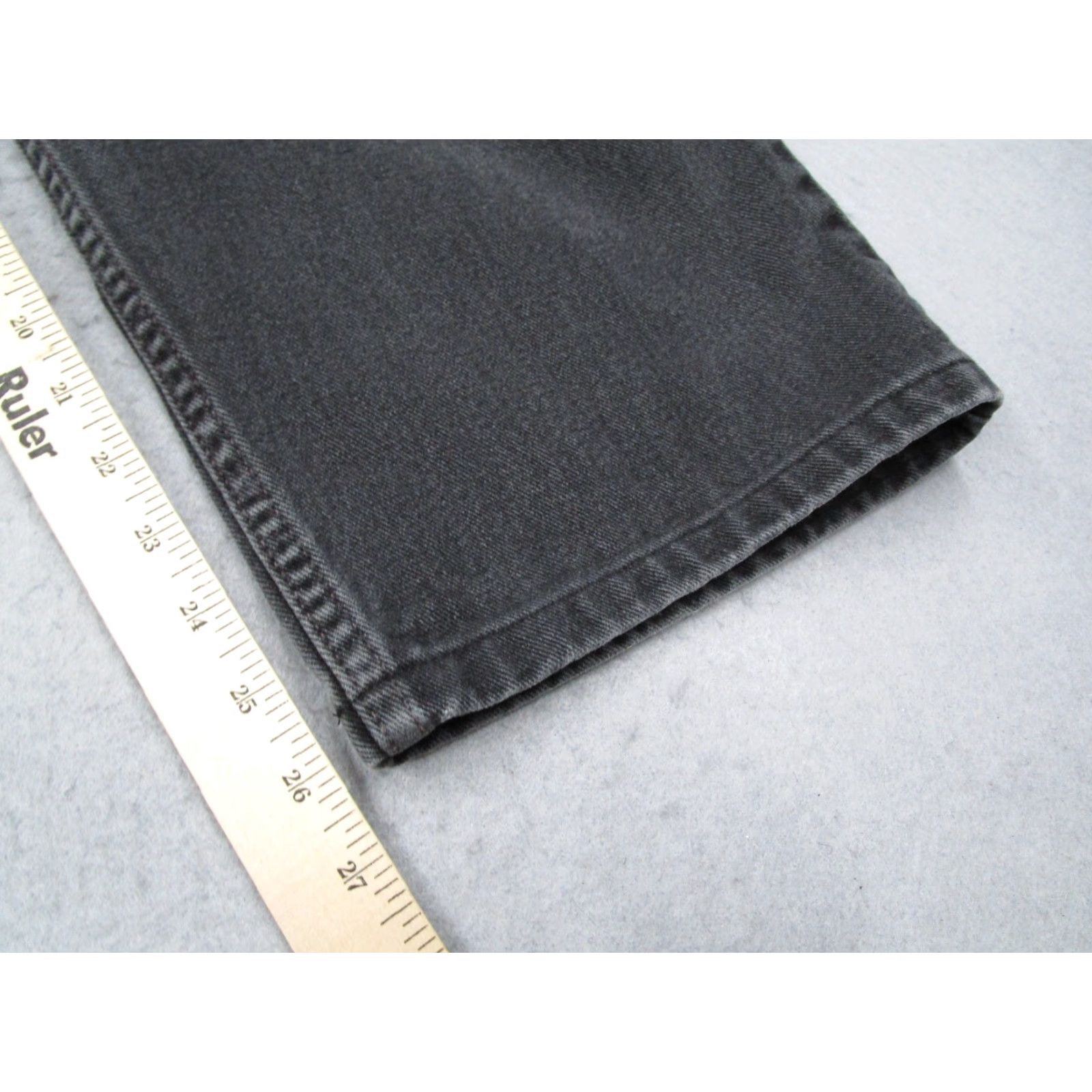 Levi's Levis 550 Jeans Mens Relaxed Fit Straight Denim Black 38x32 Regular 38 5-Pocket Belt Loops Cotton Vintage No N/A Size US 38 / EU 54 - 6 Thumbnail