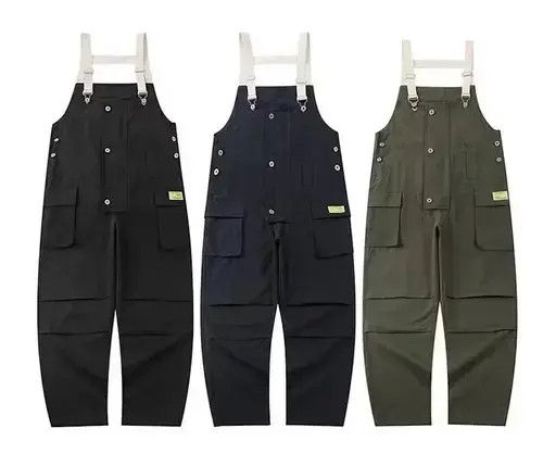 Other 21SS Indigo Union Japan Black Worker Overalls Size US 31 - 2 Thumbnail