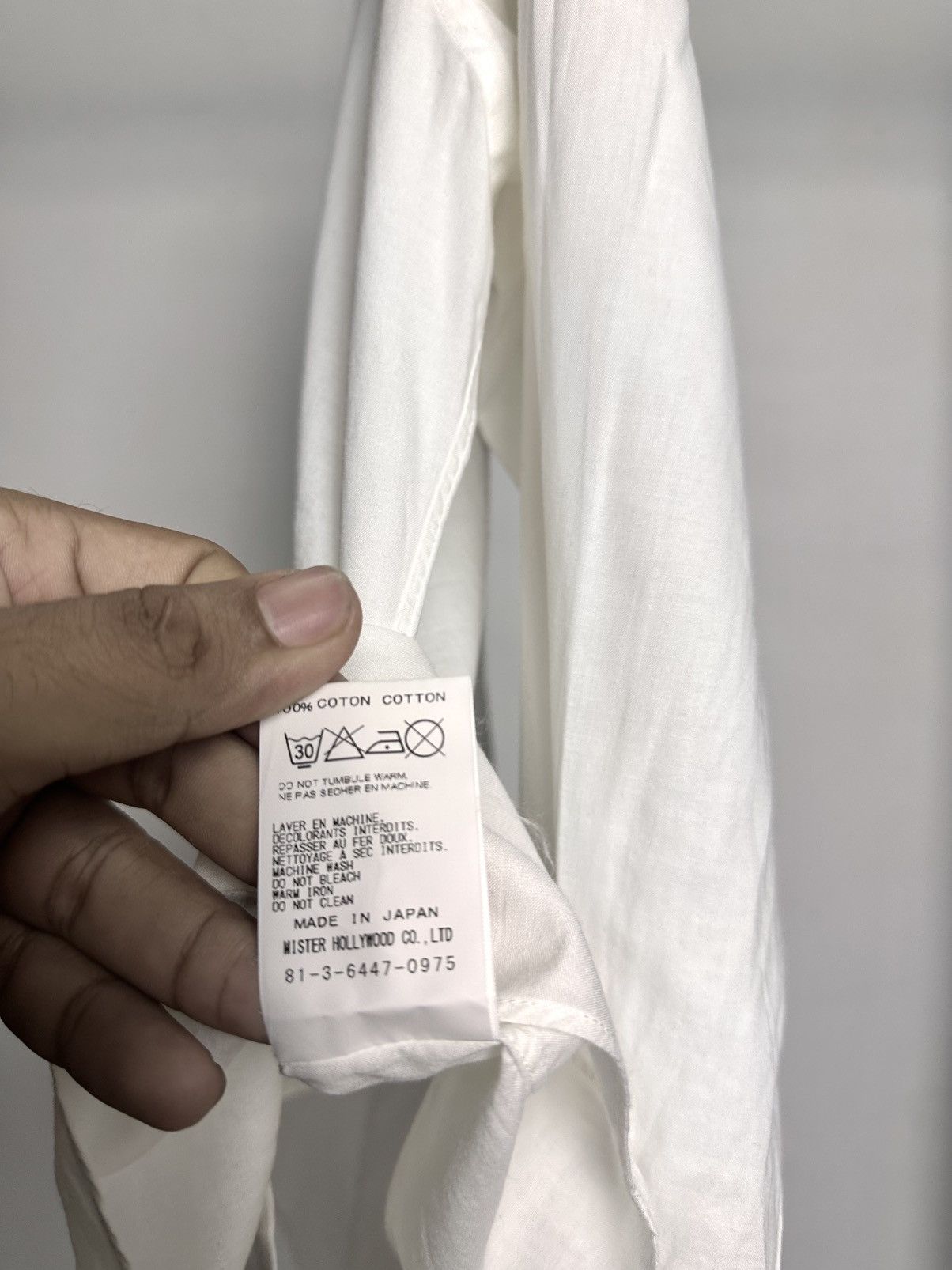 N.Hoolywood N.Hollywood White Button Shirt Size US M / EU 48-50 / 2 - 6 Thumbnail