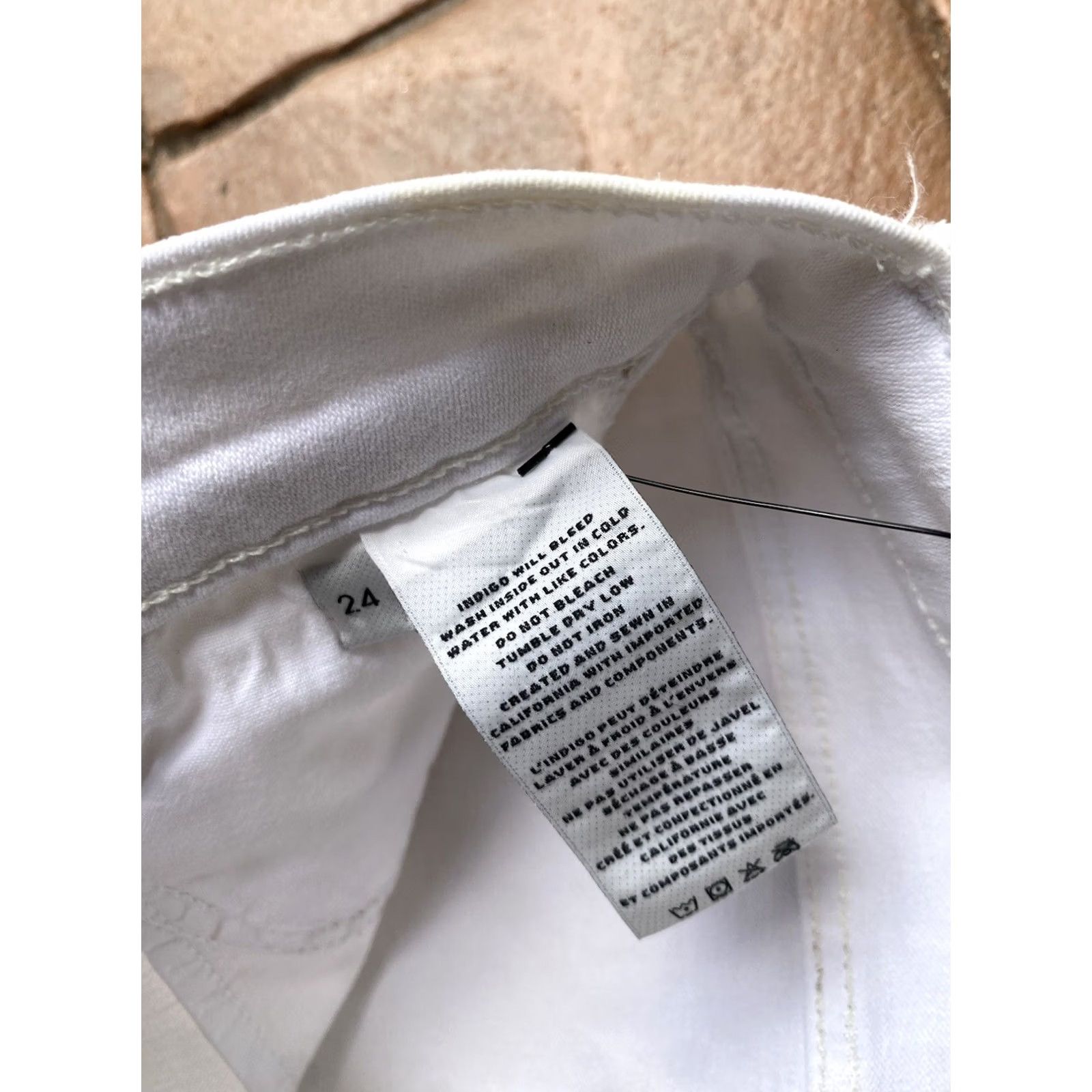 J Brand J Brand Snake Skin High Rise Skinny Jeans Alana Womens 24 White Size 42" / US 20 - 5 Thumbnail