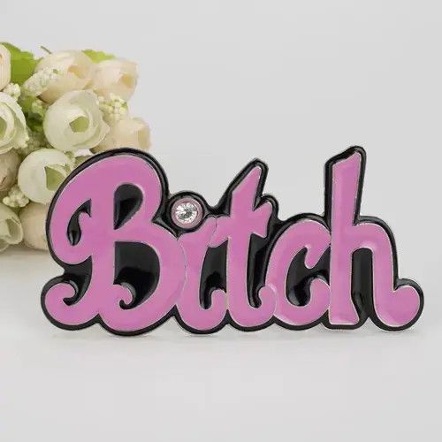 Other "BITCH" Letter belt buckle ( no belt ) Size ONE SIZE - 4 Thumbnail