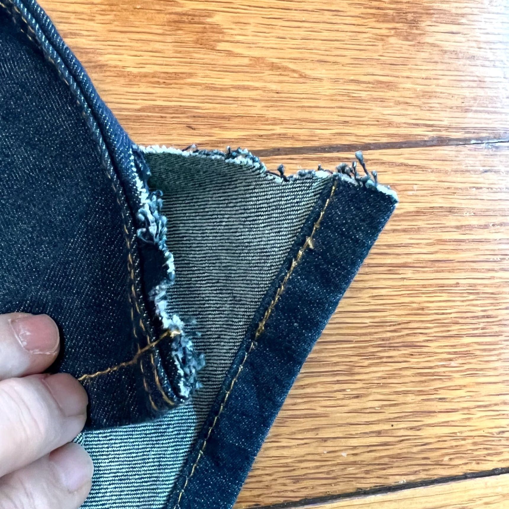 Levi's Levi's 502 Jeans Mens Flat Front Straight Denim Blue Size 38X32 Regular Inseam 32 M2 5-Pocket Classic Rise 10" Button Closure Size US 38 / EU 54 - 7 Thumbnail