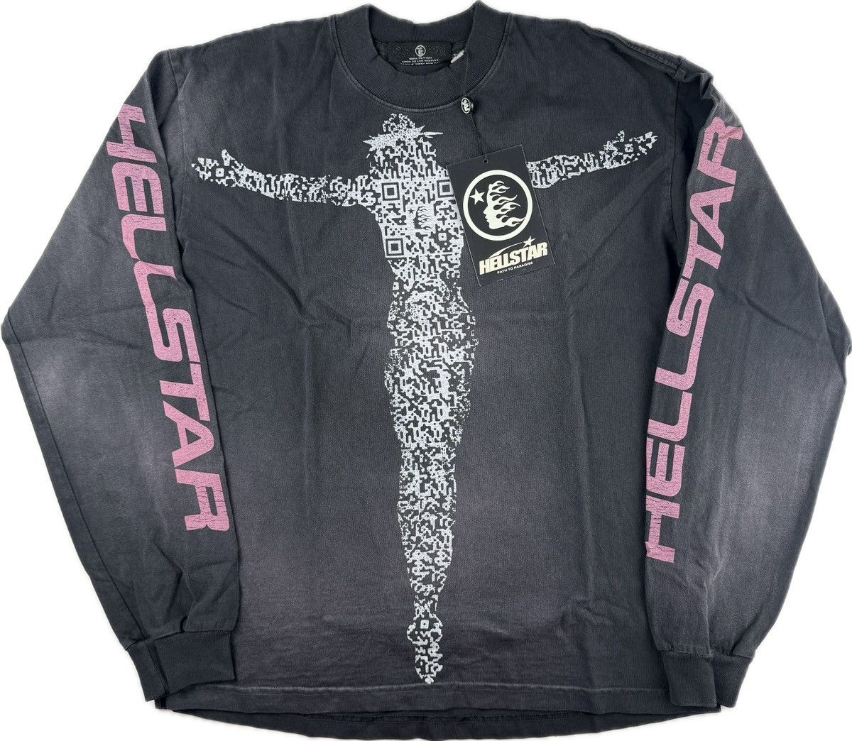 HELLSTAR Hellstar QR Code Long Sleeve T-shirt Size US XS / EU 42 / 0 - 1 Thumbnail