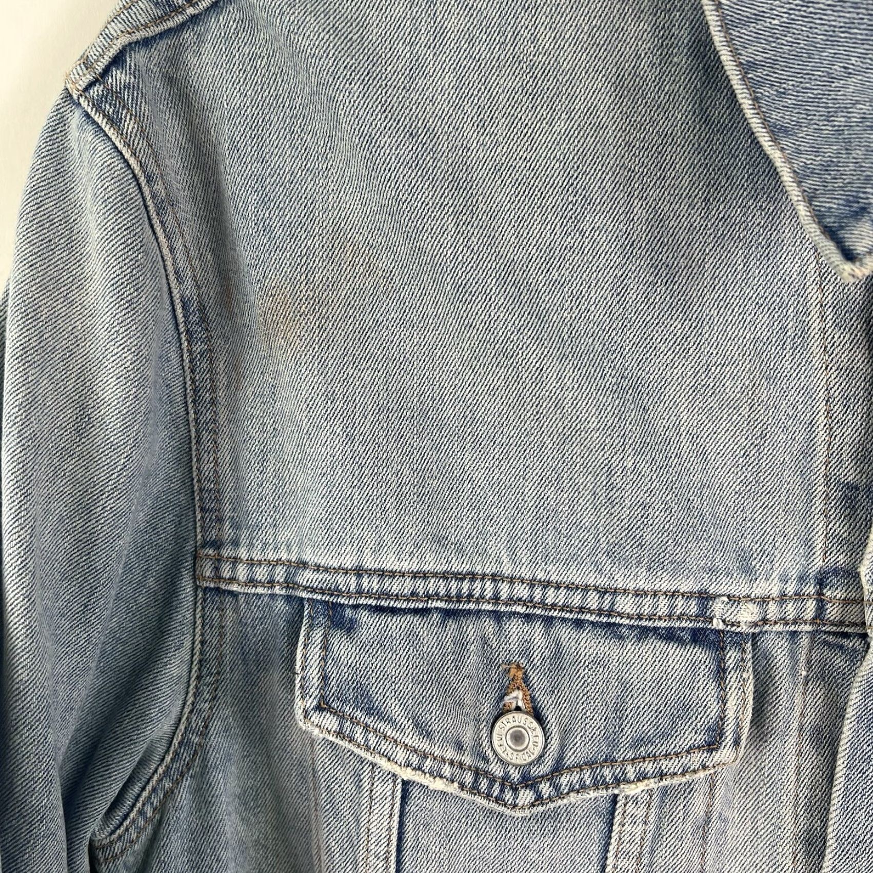 Levi's Levi's Trucker Jacket Denim Blue Mens XL 80s Size US XL / EU 56 / 4 - 4 Thumbnail