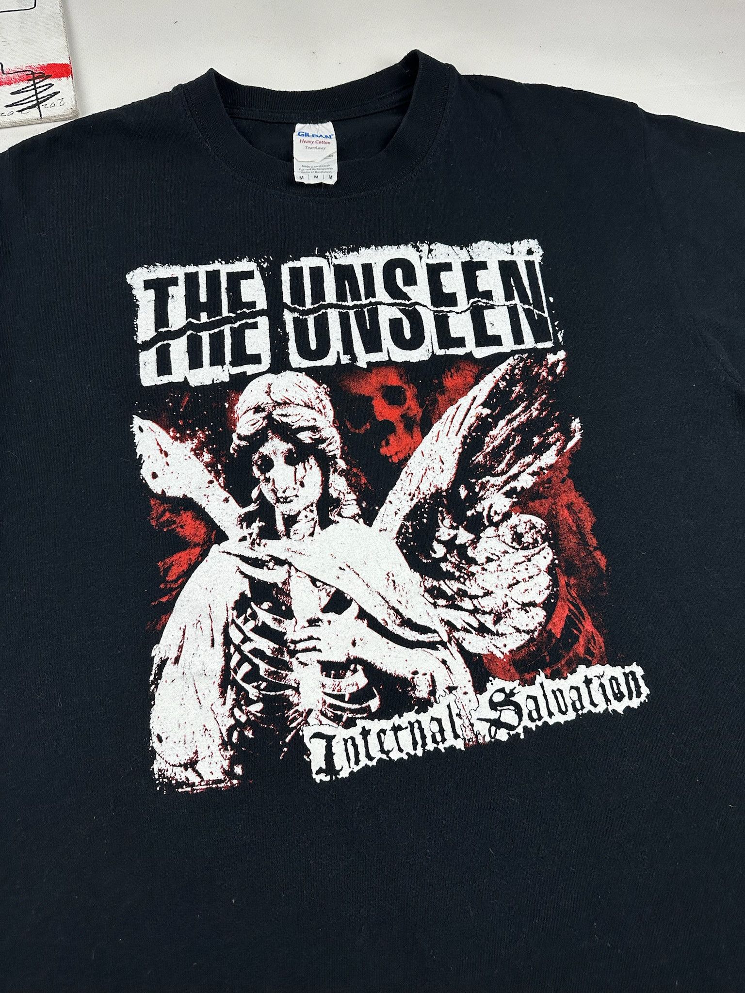 Band Tees Vintage The Unseen angel tee skull Size US M / EU 48-50 / 2 - 2 Thumbnail