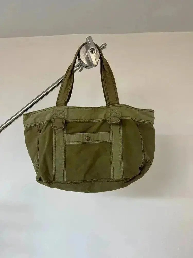 Yohji Yamamoto Y's Military Tote Bag-2505 in Green, Men's