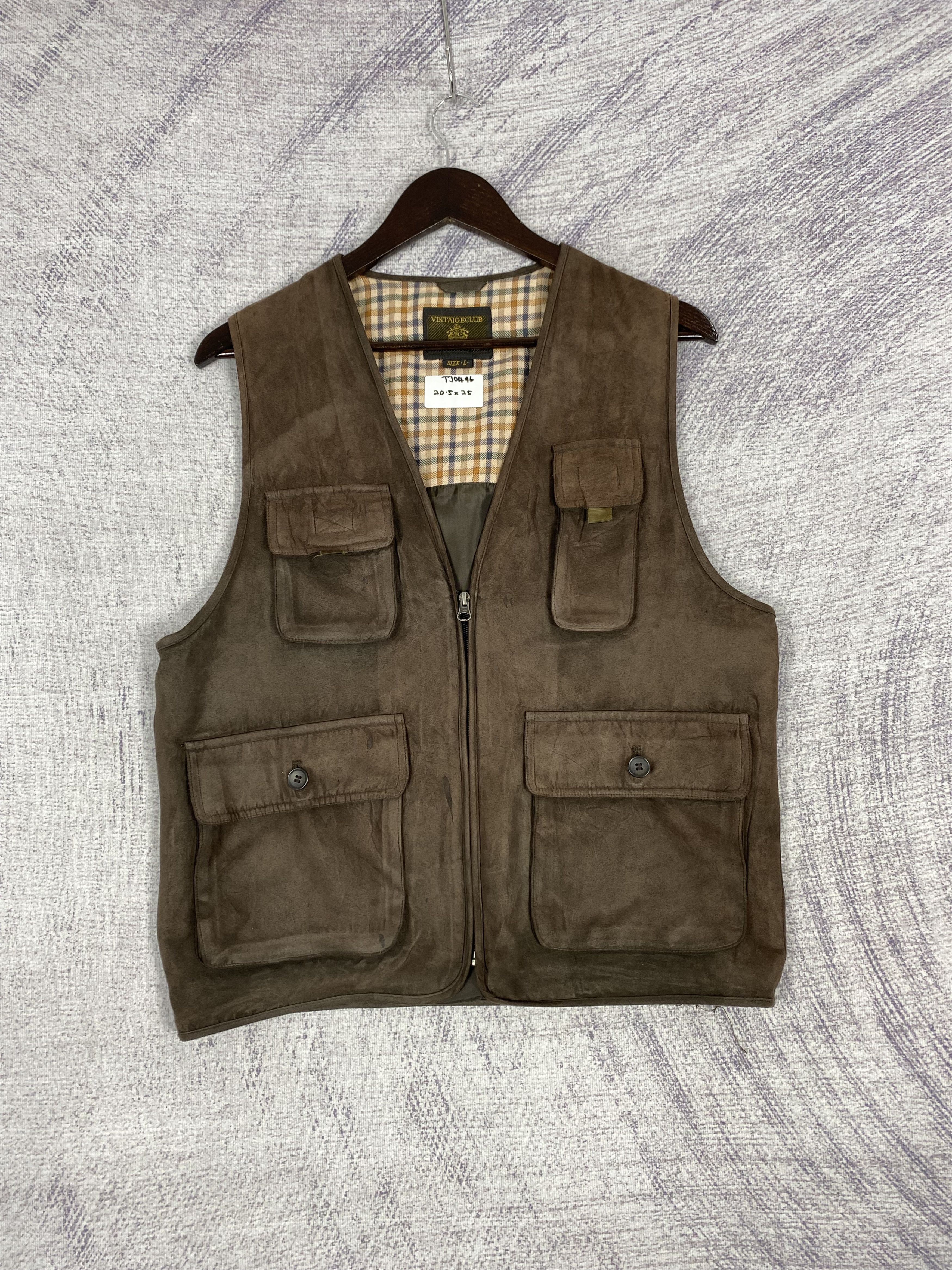 Japanese Brand Vintage Vintaigeclub Multi Pocket Outdoor Utility Vest Size US L / EU 52-54 / 3 - 1 Thumbnail