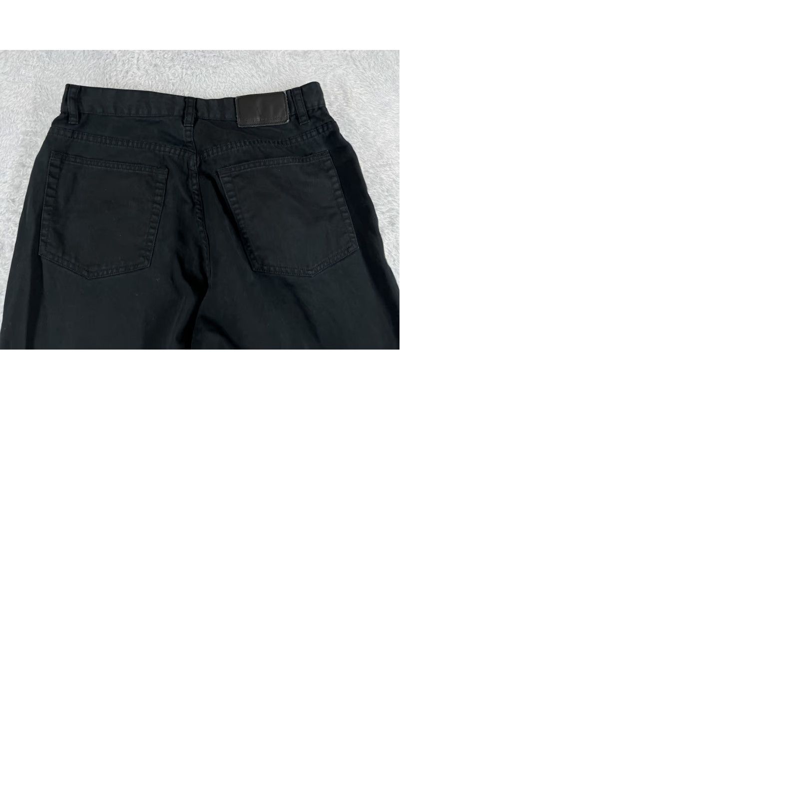 Calvin Klein Calvin Klein Jeans Women Black Denim 32 High Rise Straight Bootcut 5-Pocket Stretch Cotton Denim Pants Regular Size 32 Womens Size 24" / US 00 / IT 34 - 10 Thumbnail