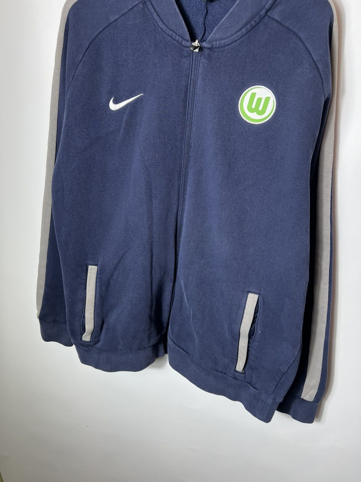 Nike Vintage sportswear Nike Wolfsburg Soccer Football jacket Size US XL / EU 56 / 4 - 3 Thumbnail
