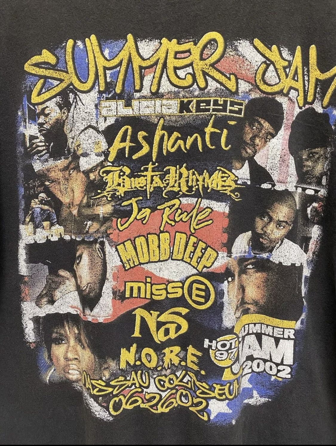 Vintage Vintage 2002 hot 97 summerjam rap tee shirt Size US XL / EU 56 / 4 - 4 Thumbnail