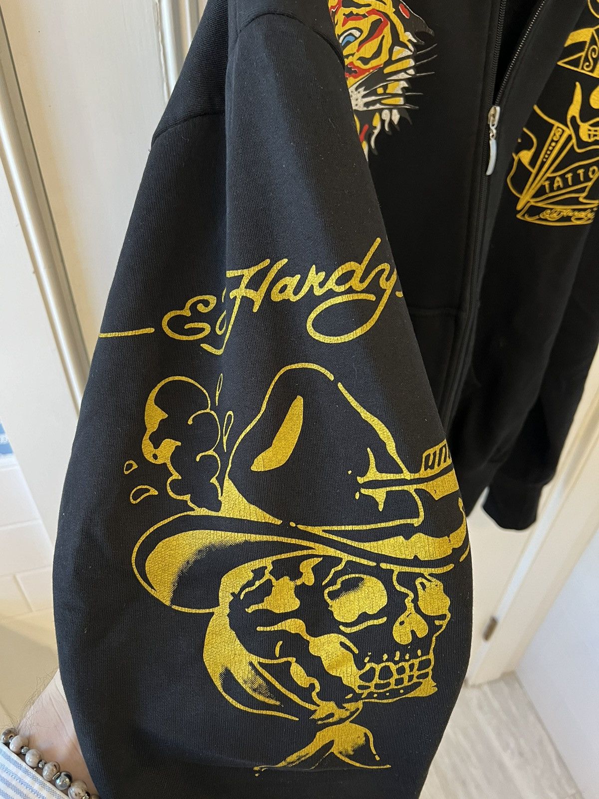 Ed Hardy Ed Hardy Hoodie big logo Size US XXL / EU 58 / 5 - 5 Thumbnail