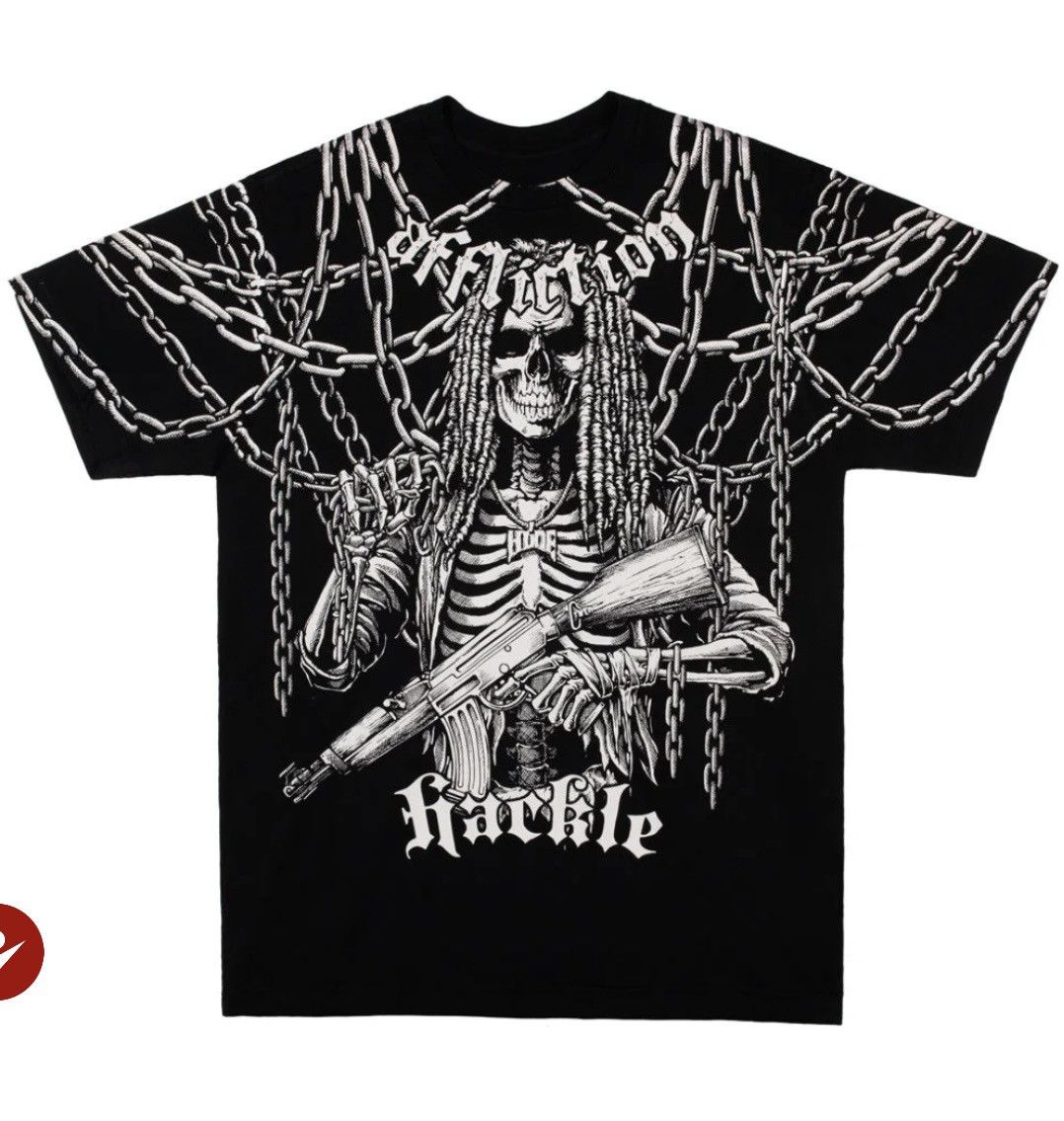 Affliction × Haunted Mound Affliction x Haunted Mound Hackle HDOE Skeleton Tee Size US L / EU 52-54 / 3 - 3 Thumbnail