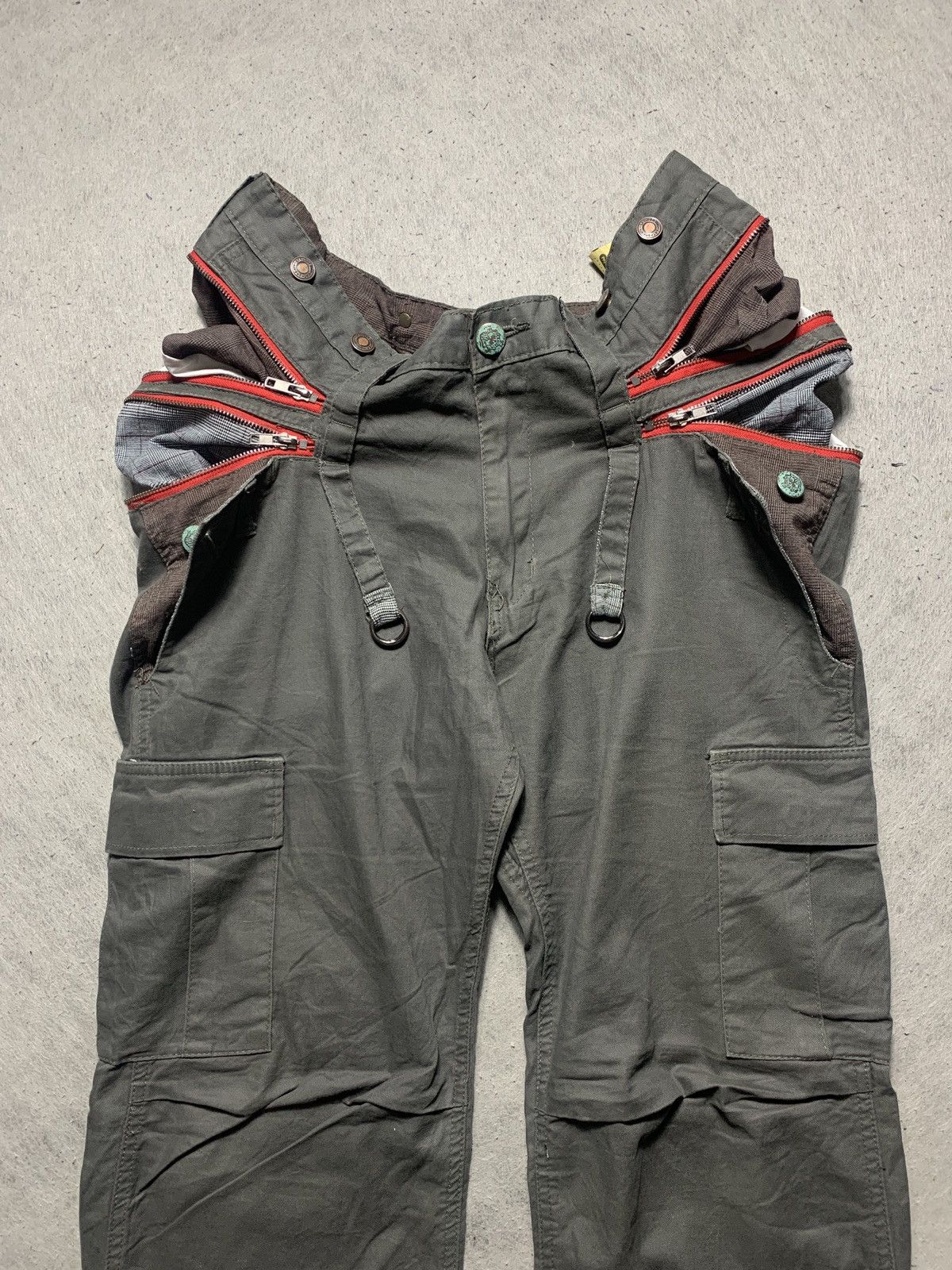 Number (N)ine Japanesene Brand BreathMint Multipocket Bondage Cargo Pant Size US 37 - 2 Thumbnail