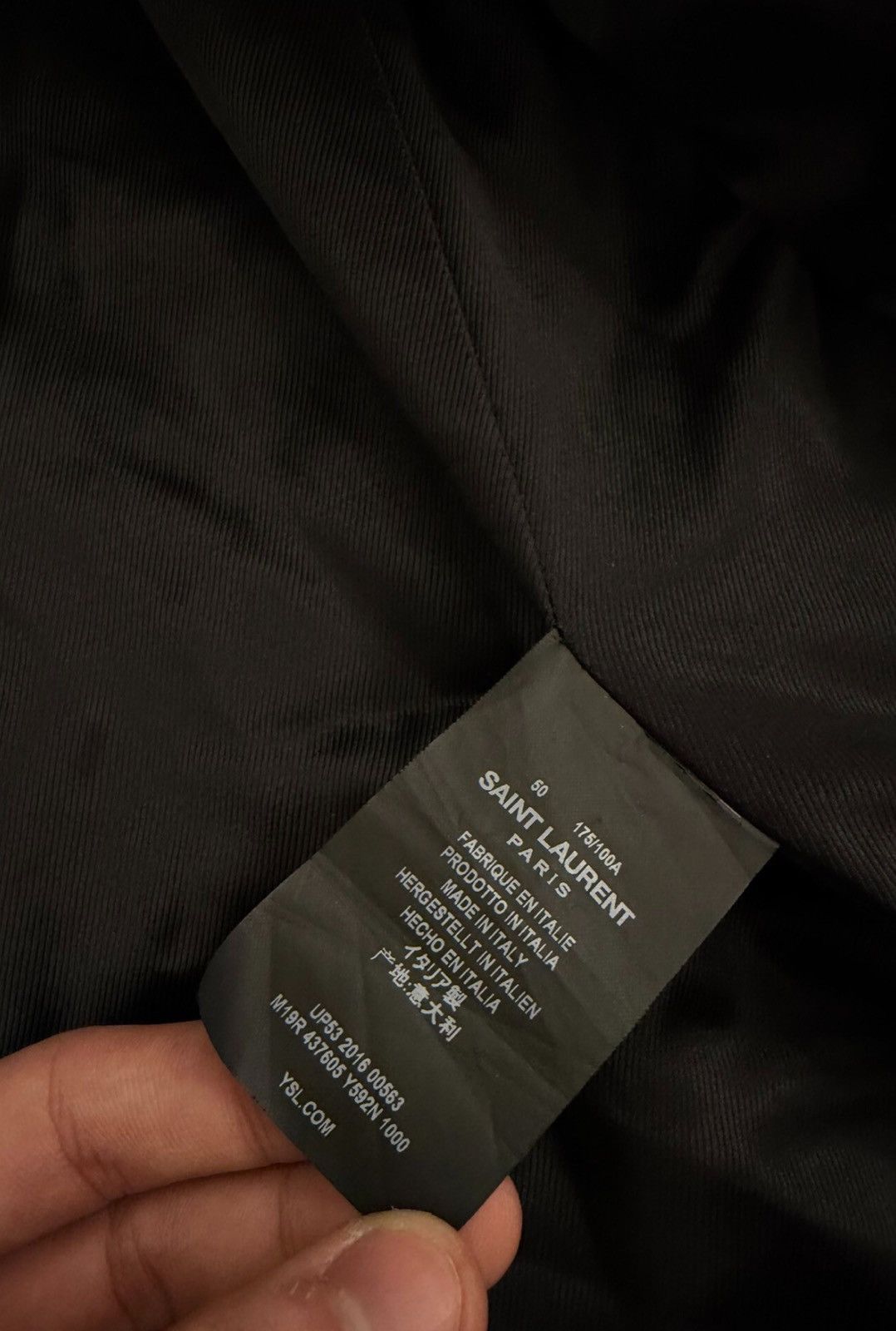 Saint Laurent Paris Saint Laurent SLP Black Eco Fur Coat Sz.50 Size US M / EU 48-50 / 2 - 6 Thumbnail
