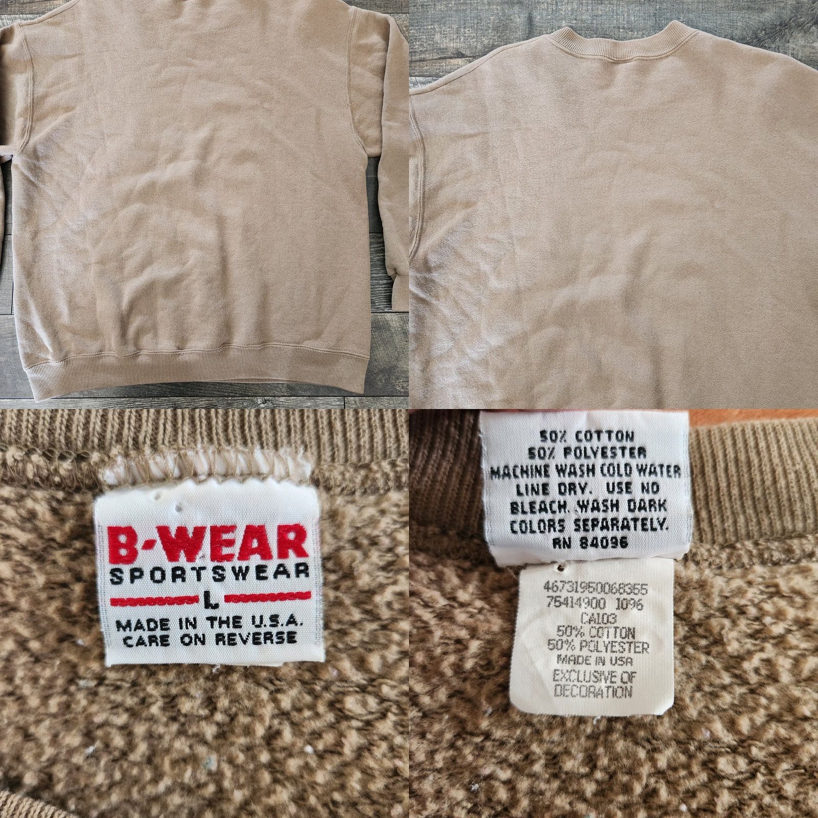 Vintage VINTAGE 90s Covered Bridge Crewneck Sweatshirt Sz Large Embroidered Nature USA Shirt Unisex Adults Mens Womens Size US L / EU 52-54 / 3 - 8 Thumbnail