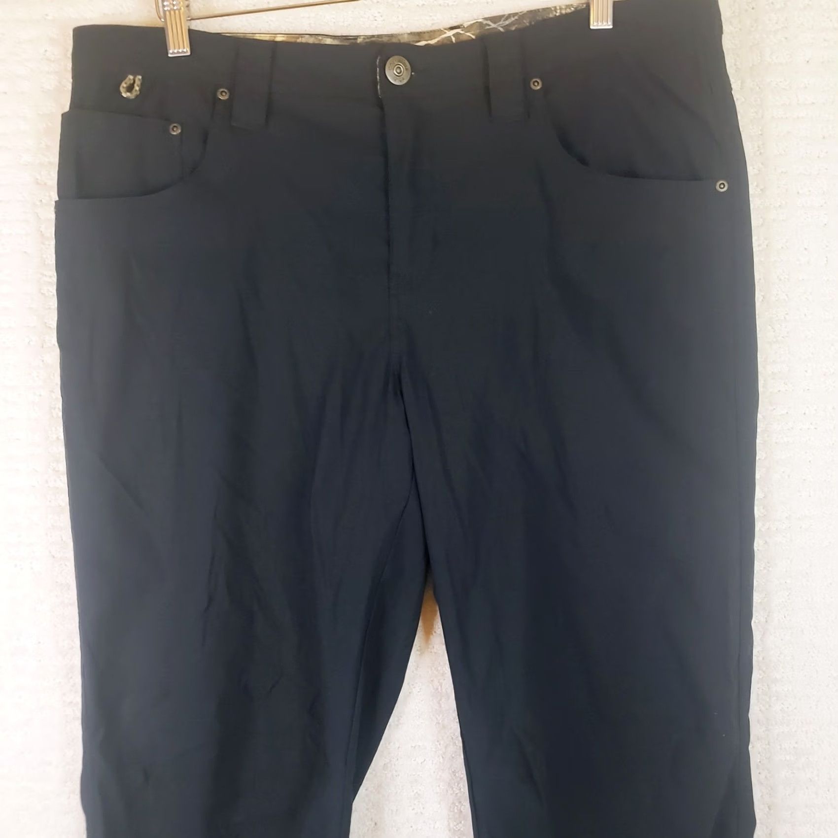 Vintage Columbia PFG Pants 36X30 Black Cargo 5-Pocket Straight Leg Outdoor Mens Size US 36 / EU 52 - 2 Thumbnail