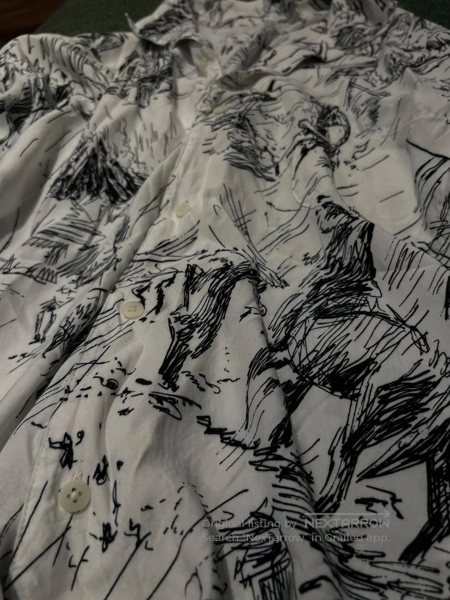 Porter Classic Porter Classic Seven Samurai Aloha Shirt. Size US M / EU 48-50 / 2 - 3 Thumbnail