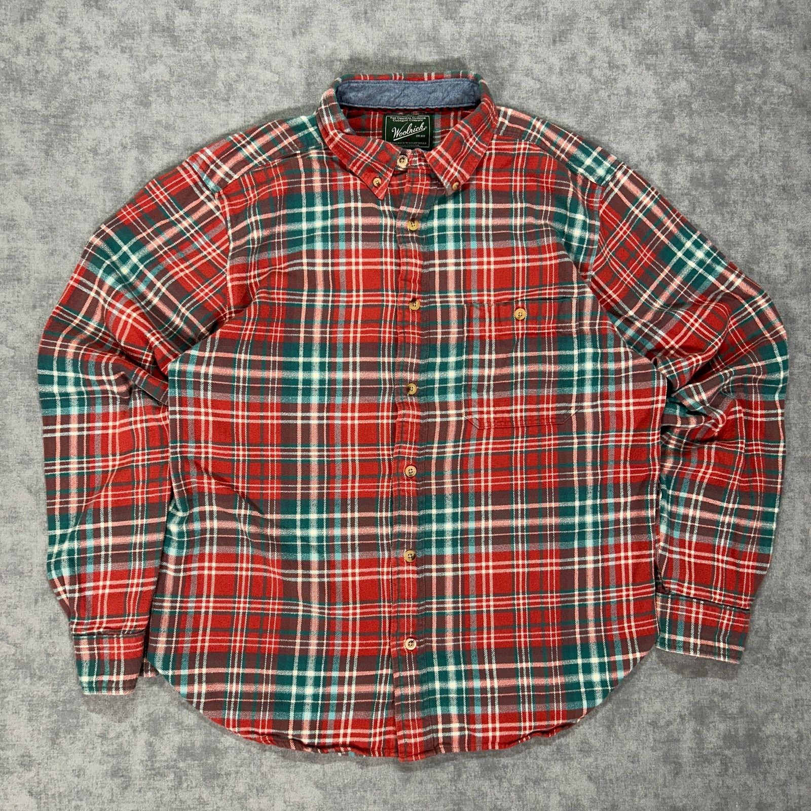 Woolrich Woolen Mills Woolrich Lava plaid casual outdoors button up flannel mens L Size US L / EU 52-54 / 3 - 1 Thumbnail