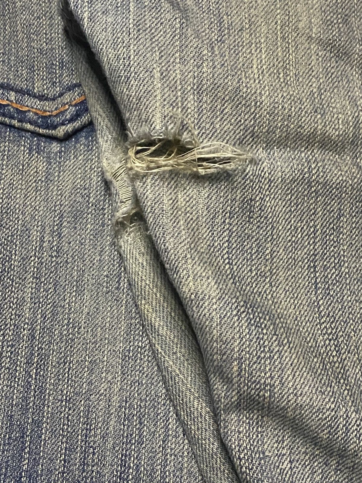 Edwin Vintage Edwin Xv Mud Wash Distressed Baggy Jeans Size US 35 - 13 Thumbnail