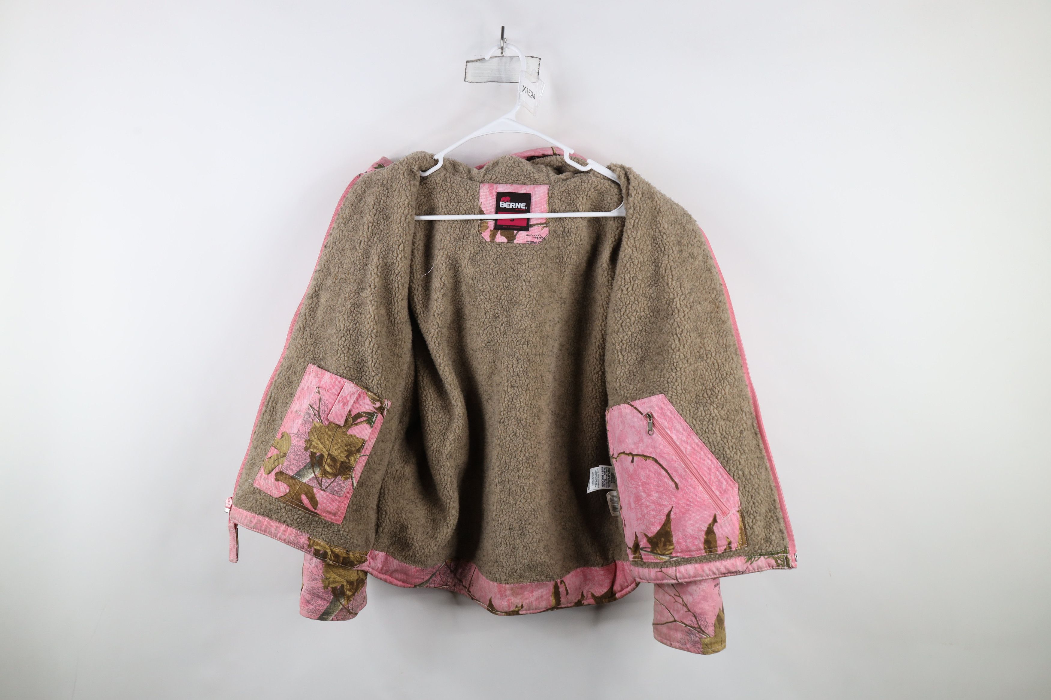 Vintage Vintage Streetwear Fleece Lined Pink Camouflage Jacket Size S / US 4 / IT 40 - 12 Thumbnail