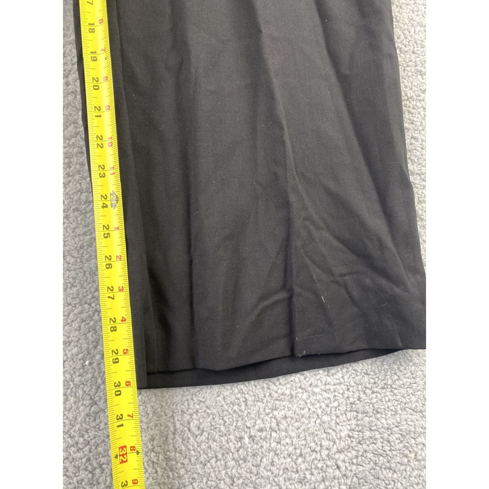 George George Dress Pants Womens Flat Front Size 24W Black 42-18 Dress Pants Womens Flat Front Black 24W George THINK SLIM Pants Size 42" / US 20 - 5 Thumbnail