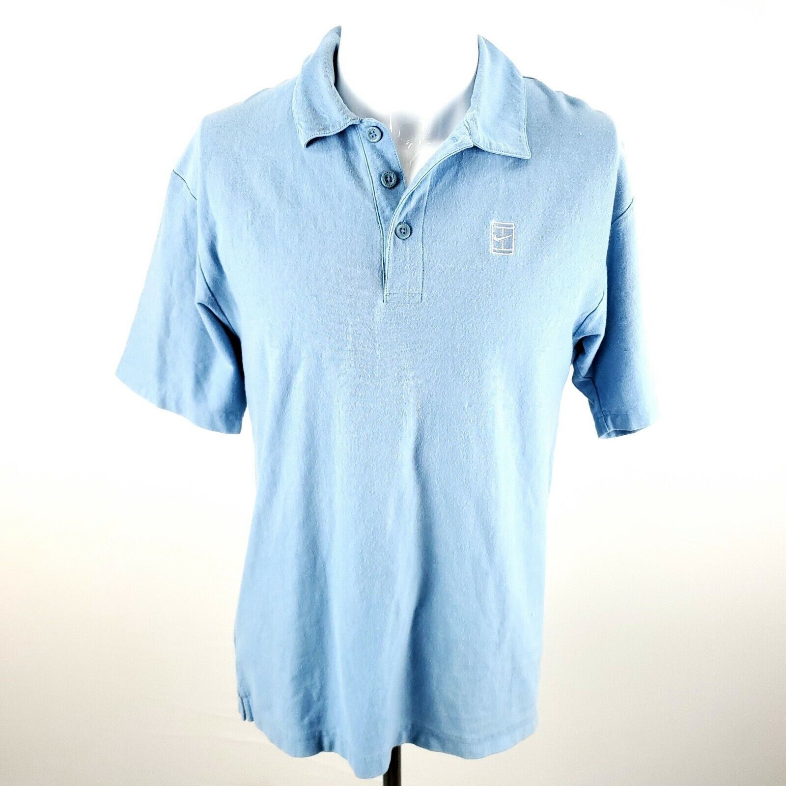 Nike Nike Small Blue Back Stripe Polo Size US S / EU 44-46 / 1 - 2 Thumbnail