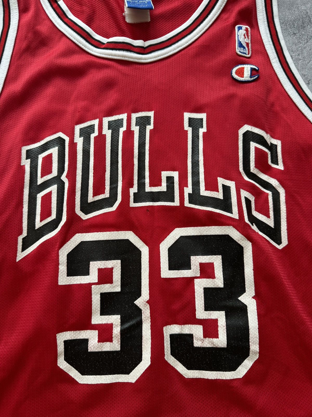 Champion × Vintage Vintage Scottie Pippen #33 Chicago Bulls Champion Jersey Size US M / EU 48-50 / 2 - 4 Thumbnail
