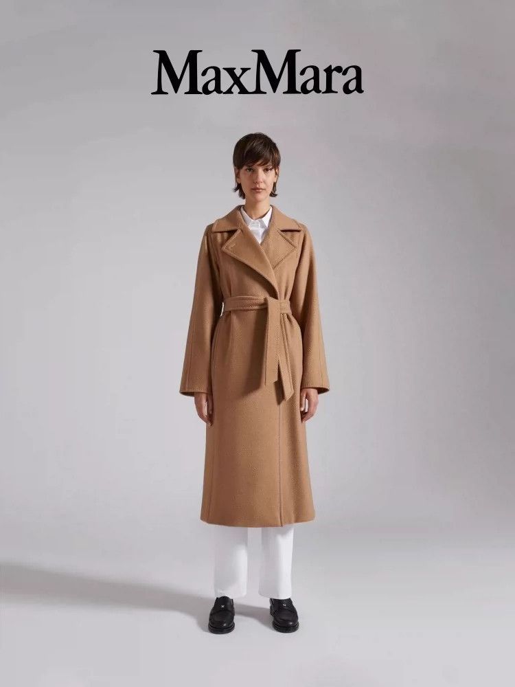 Max Mara Max Mara Camel hair classic lace-up long Size XS / US 0-2 / IT 36-38 - 2 Thumbnail