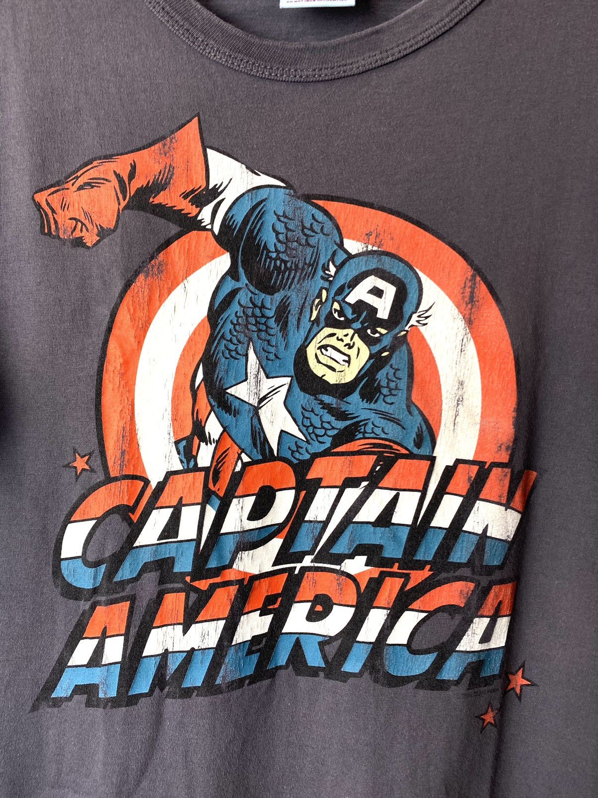 Marvel Comics 00s Vintage Captain America T Shirt by Marvel Movie Promo Size US L / EU 52-54 / 3 - 2 Thumbnail