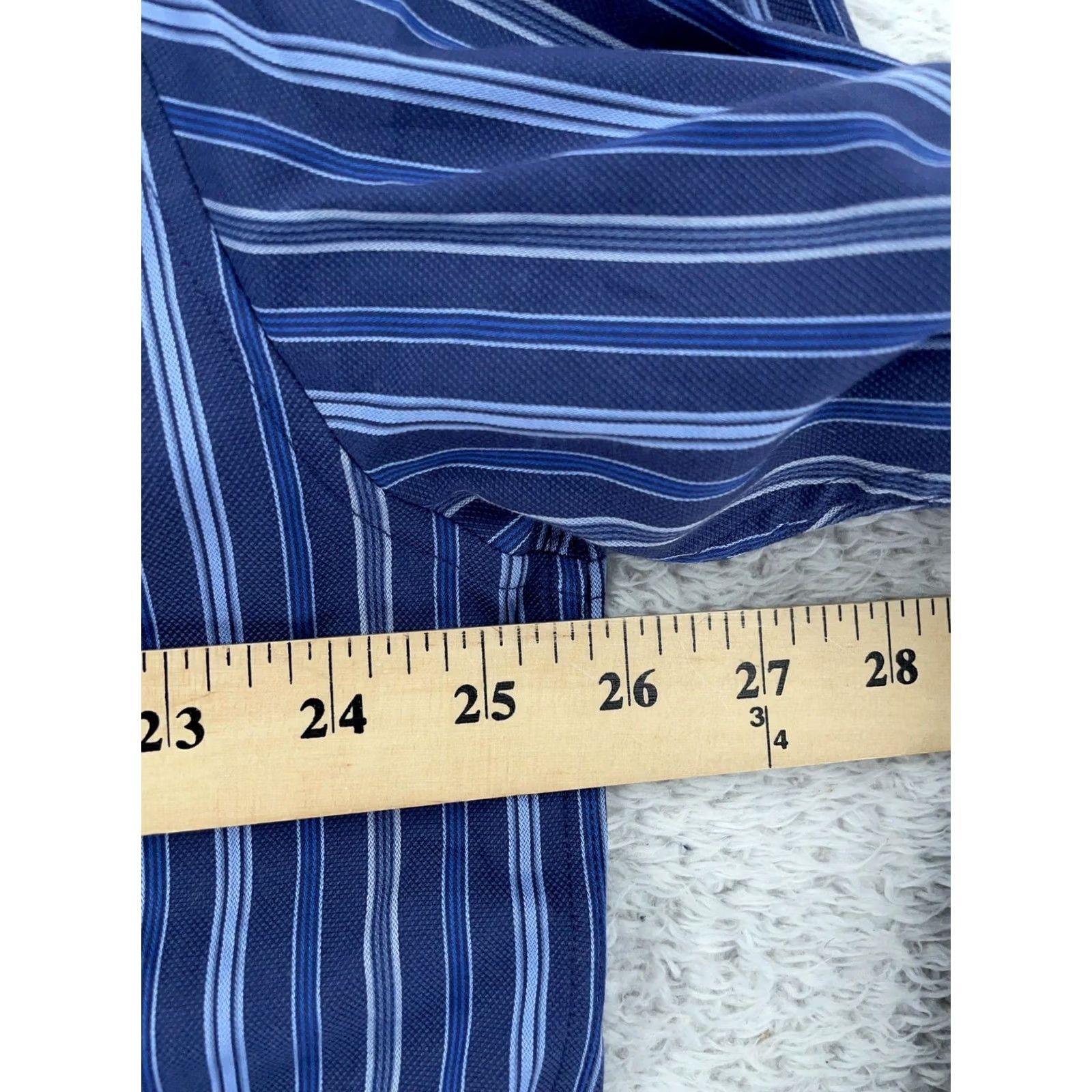 Tommy Bahama Tommy Bahama Shirt Mens XL Blue Striped Newport Coast Classic Collared Button Up Size US XL / EU 56 / 4 - 6 Thumbnail