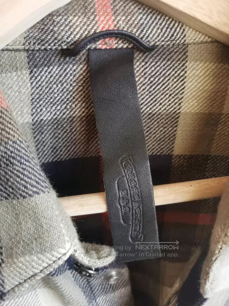 Chrome Hearts Cropped Checkered Flannel Shirt in Size M- Size US M / EU 48-50 / 2 - 7 Thumbnail