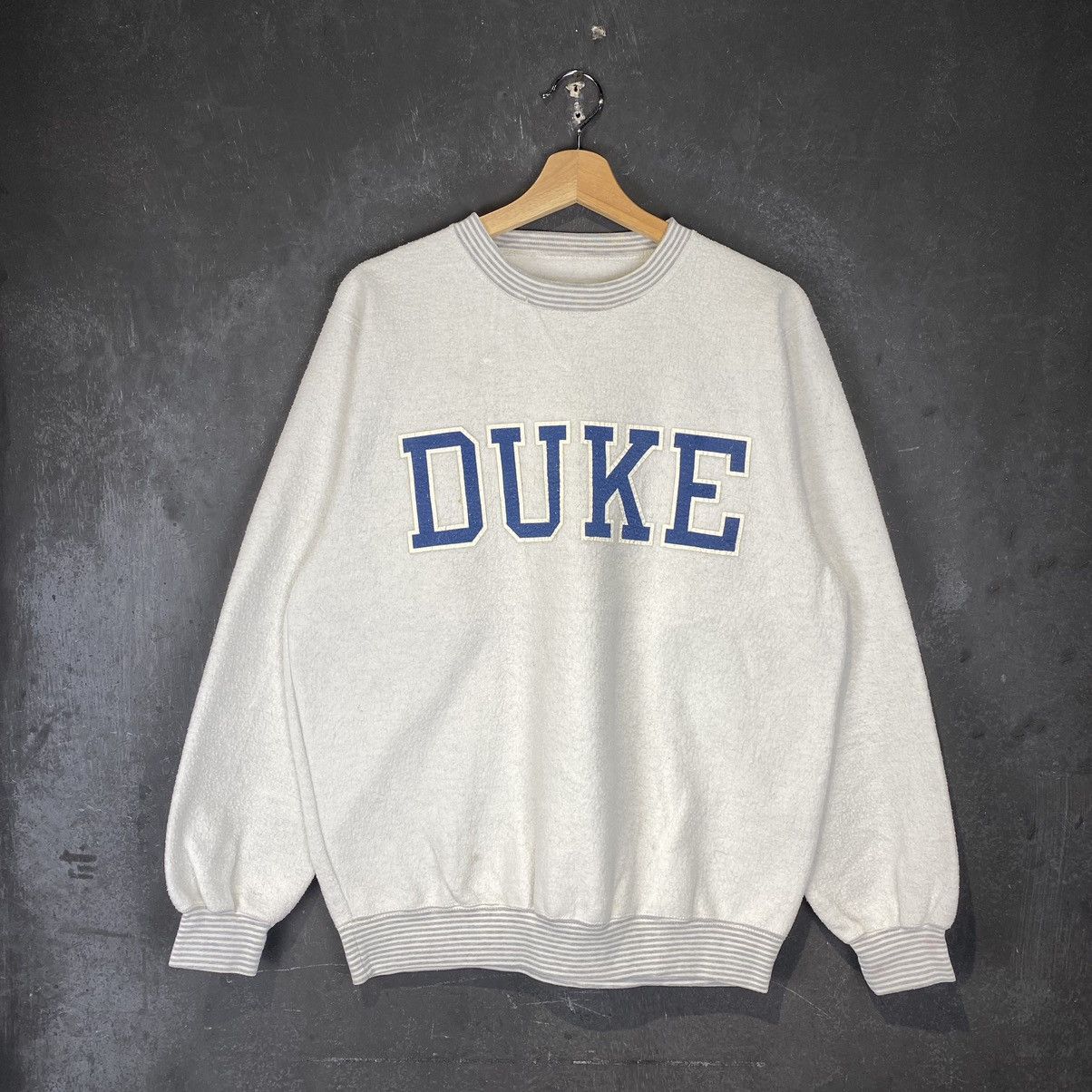 Vintage y2k Duke Spellout Fleece Crewneck Size US M / EU 48-50 / 2 - 1 Thumbnail