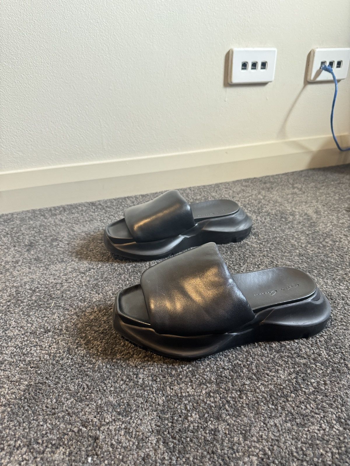 Rick Owens Rick Owen’s Geth Padded Slides Size US 6.5 / IT 36.5 - 4 Thumbnail