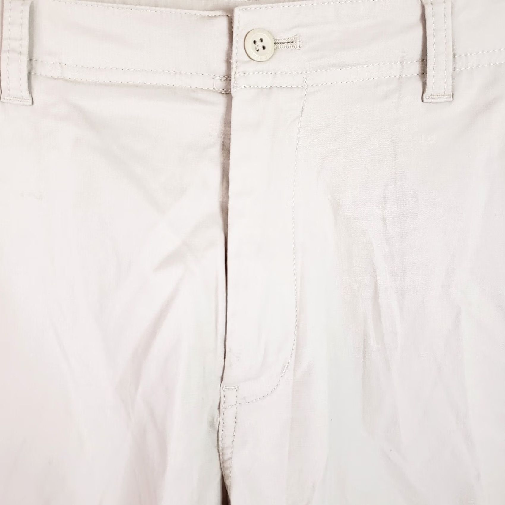 Vintage Duck Head Men's Casual Shorts Size 37 Beige Cotton Nylon Activewear Short Cargo Regular Inseam 8 in UV Quick Dry Moisture Wicking Size US 37 - 4 Thumbnail