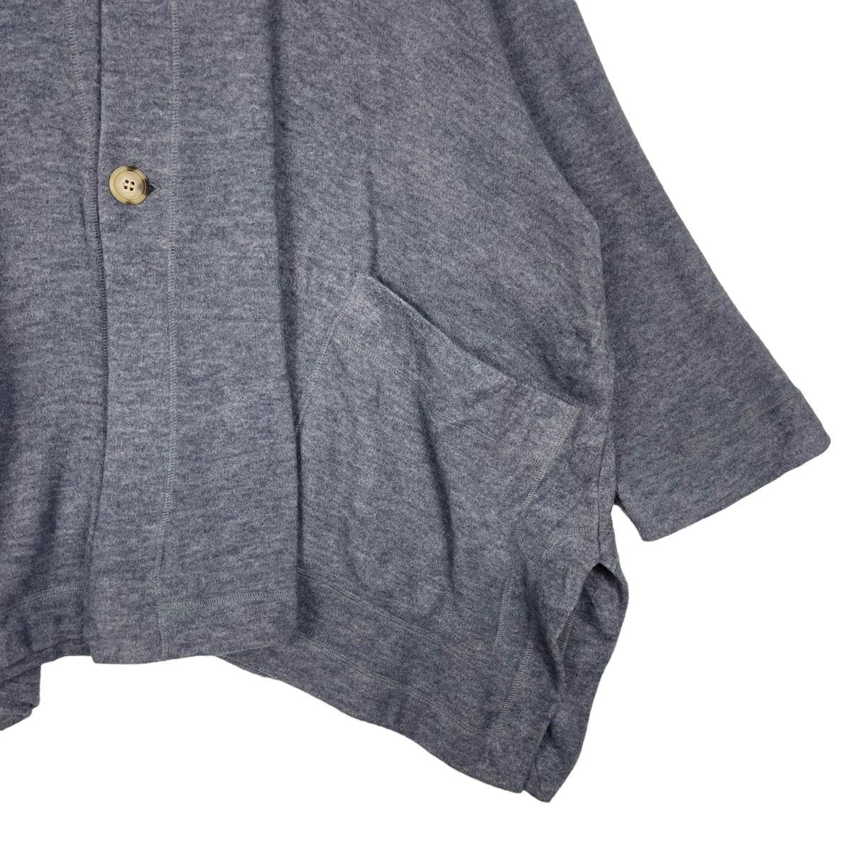 Issey Miyake × Vintage STEAL💥80s PLANTATION ISSEY MIYAKE BOXY CARDIGAN Size US XL / EU 56 / 4 - 4 Thumbnail