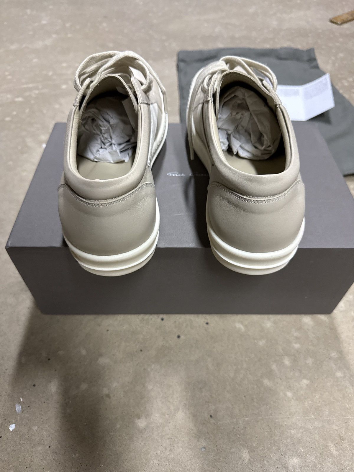Rick Owens Rick Owens Vintage Sneakers (Sand/Milk/Milk) Size US 10.5 / EU 43-44 - 6 Thumbnail
