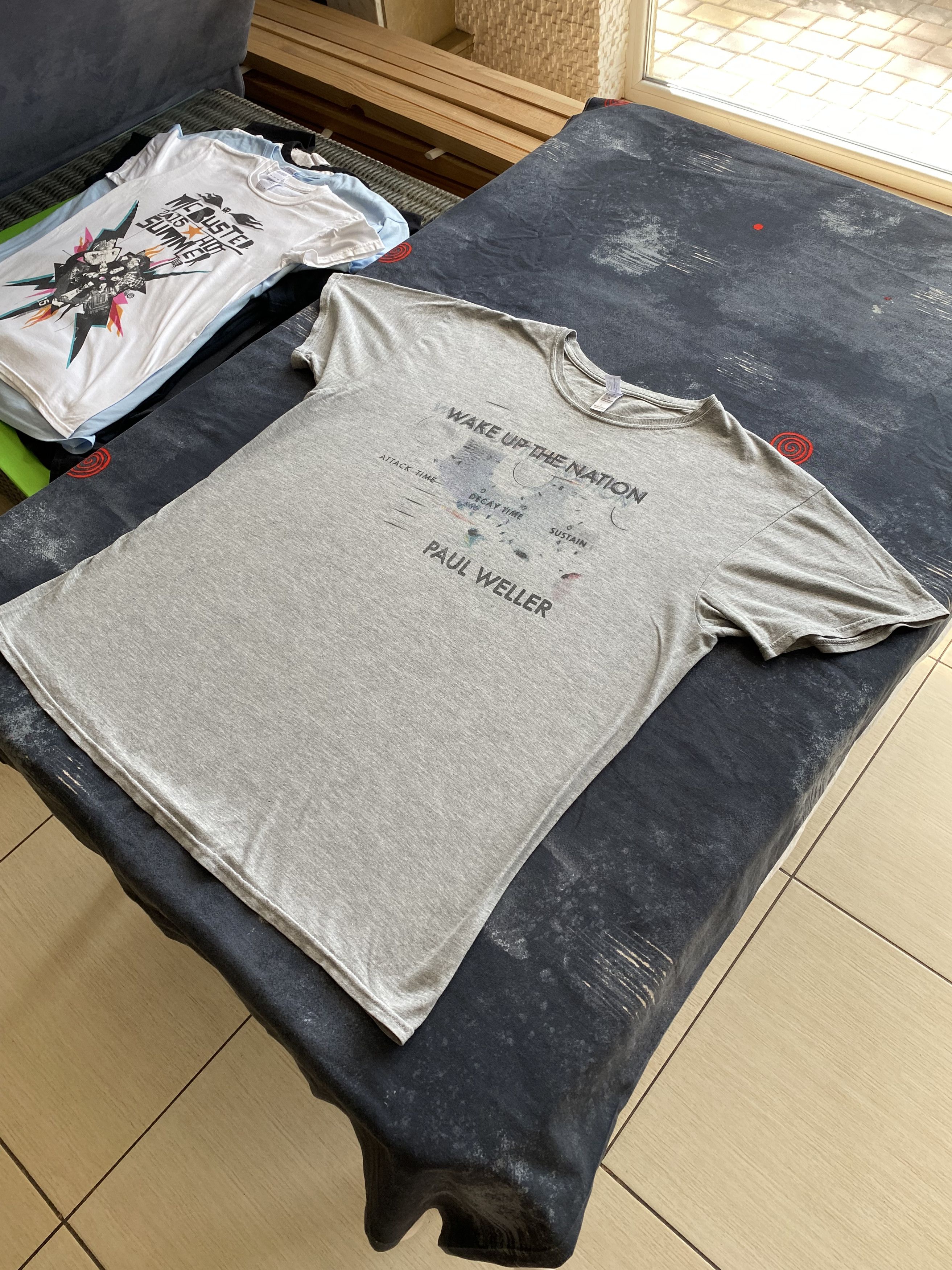 Band Tees Paul Weller Vintage 2000s Wake Up The Nation White T-shirt Size US L / EU 52-54 / 3 - 17 Thumbnail